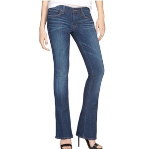 Lucky Brand Charlie Baby Boot  Mid Rise Denim Blue Jean